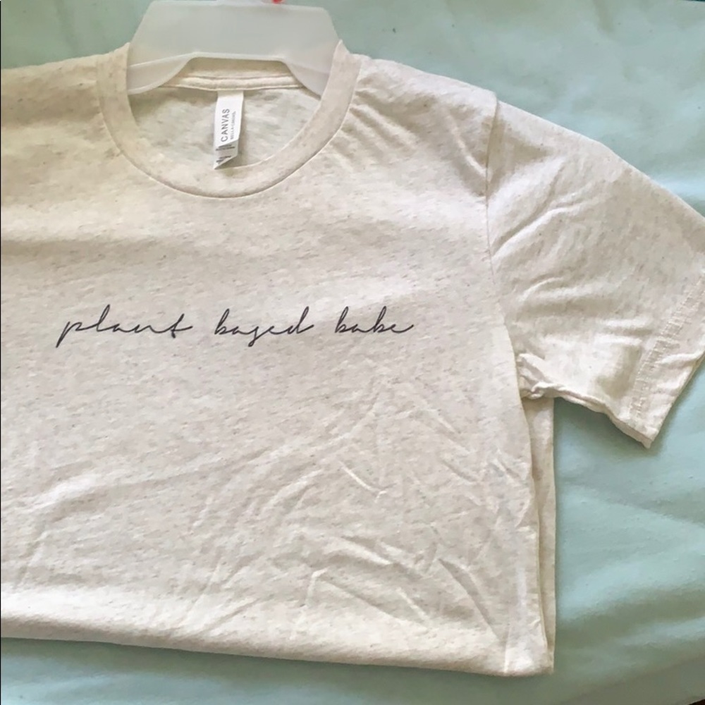 Plant based babe | oatmeal T